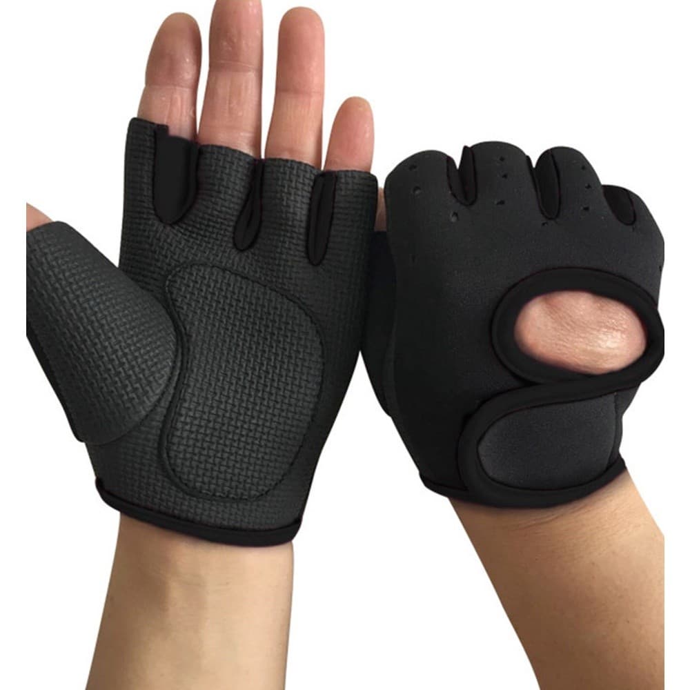 Luva Academia Esporte Treino Musculação Exercicios Neoprene Ajustável +-+ ATACADAO /-/